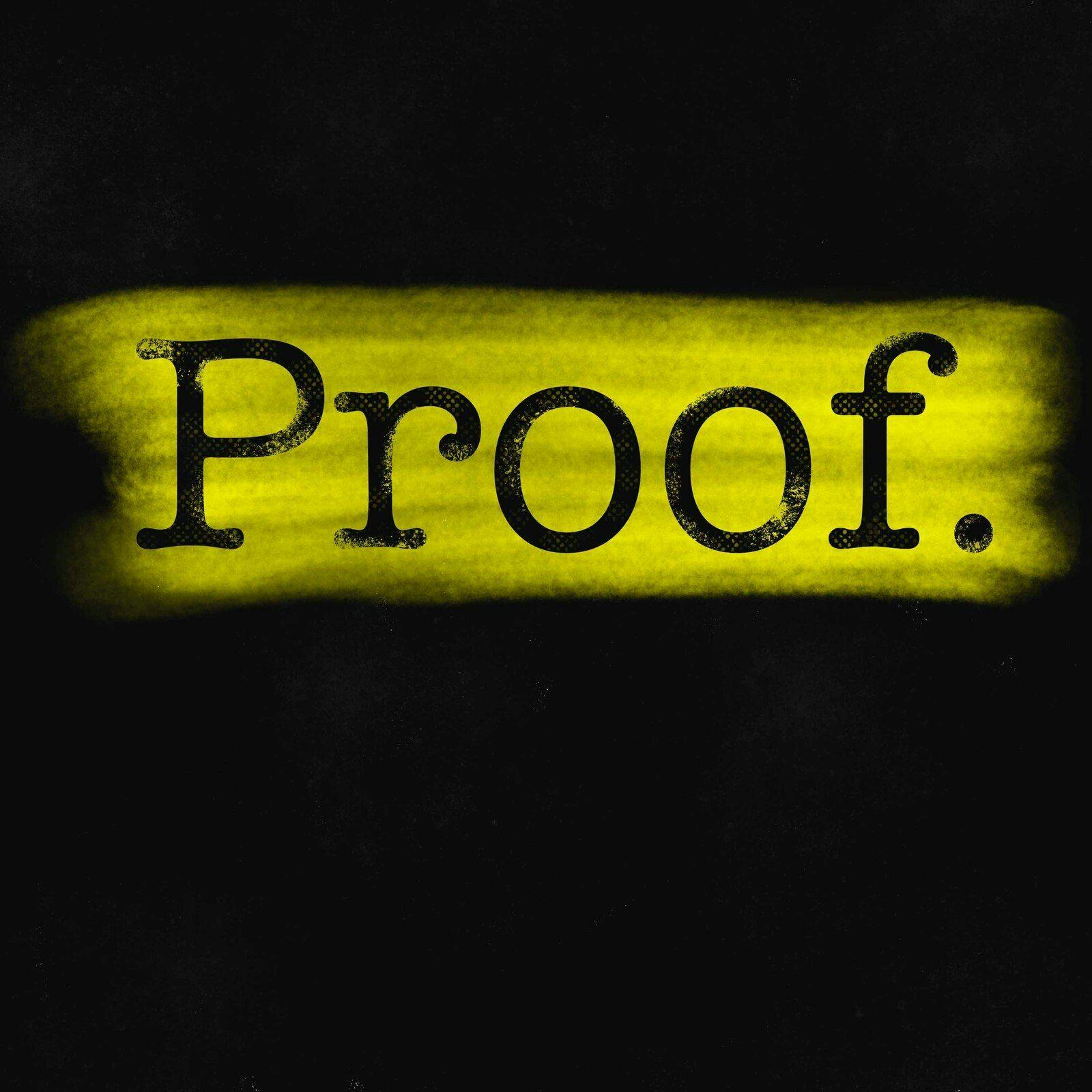 Logo for Proof: A True Crime Podcast