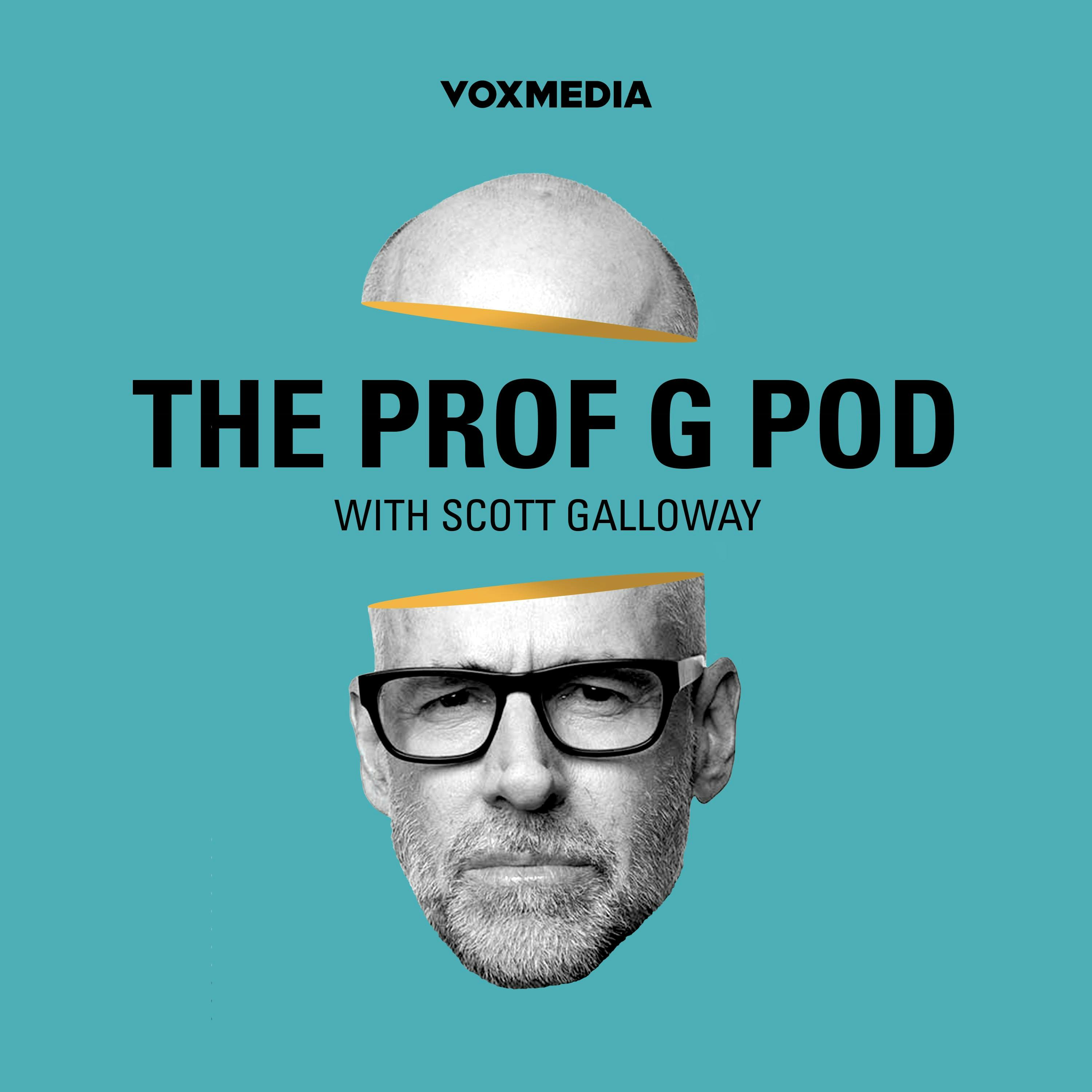 Logo for The Prof G Pod with Scott Galloway
